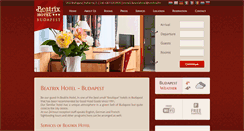 Desktop Screenshot of beatrixhotel.hu